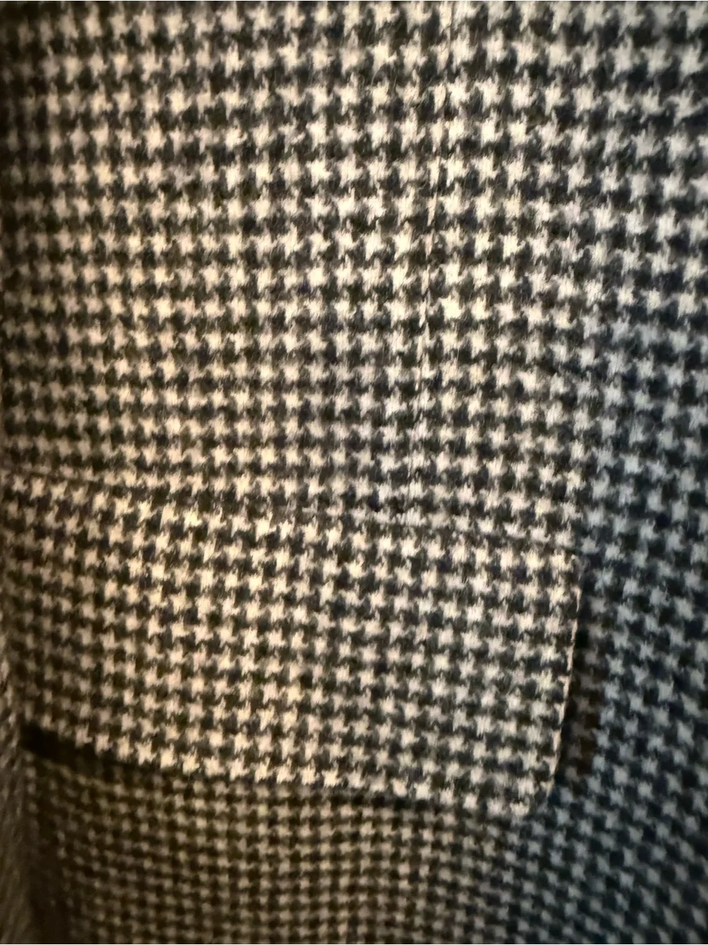 Hart Schaffner Marx Black & White Houndstooth Sport Coat
